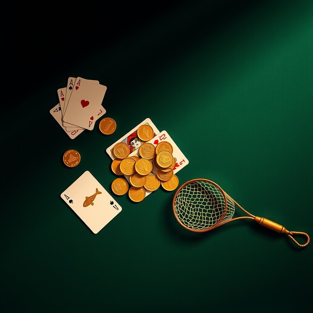 Editorial photograph illustrating Types of Casino Fishing Games at Gold Rummy