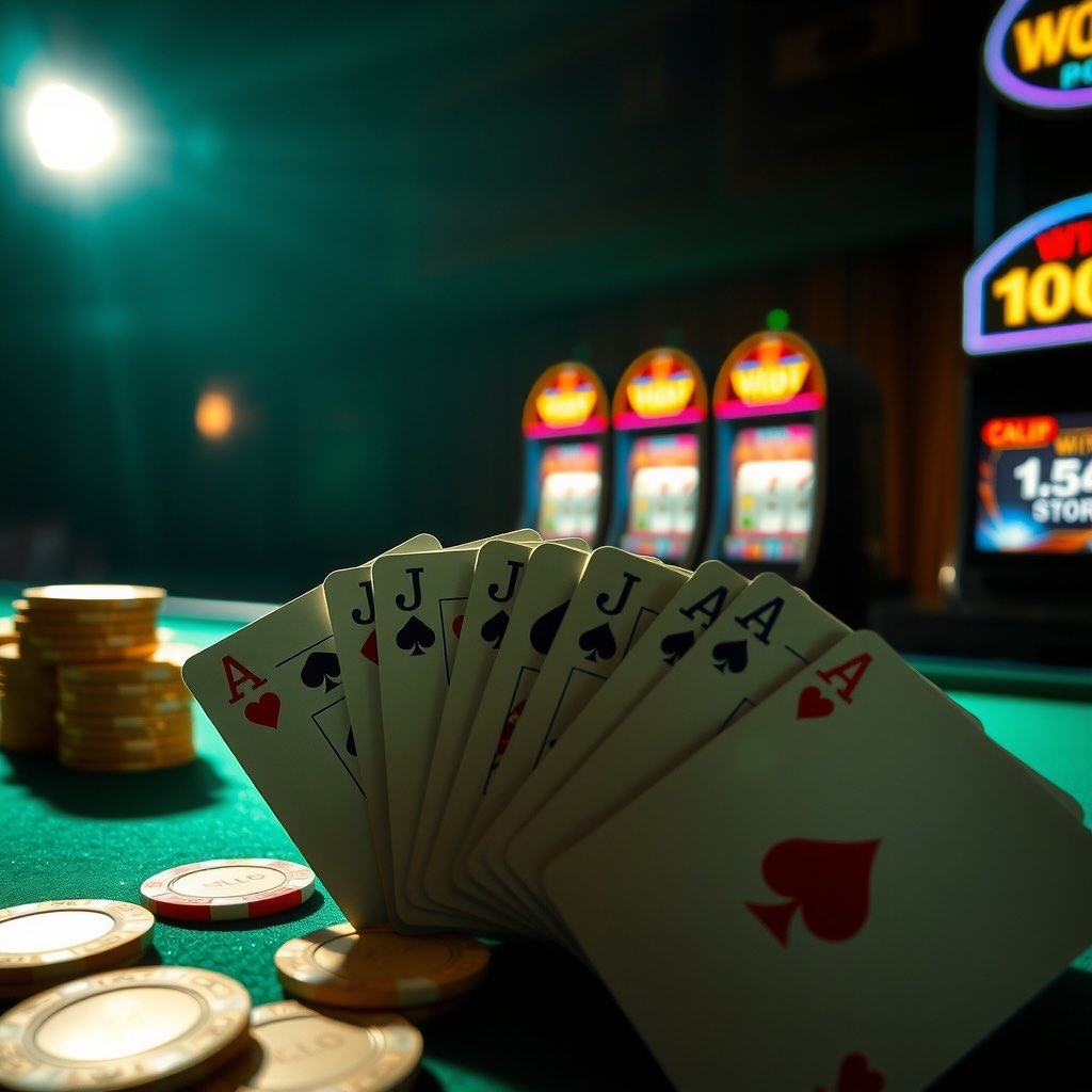 Editorial photograph illustrating How to Play Gold Rummy Slots?